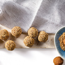 Date, Almond, and Sesame Balls