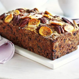 Date, banana and rum loaf