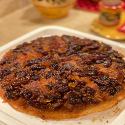 Date, Cardamom and Ginger Upside-Down Cake
