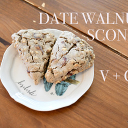 Date Walnut Scones (GF + V)