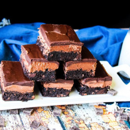Death by Chocolate 3 Layer Brownies