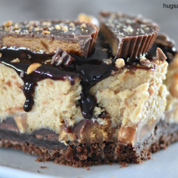 Death By Reese's Cheesecake Brownies