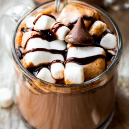 Decadent Slow Cooker Hot Chocolate