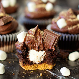 Decadent S'mores Cupcakes