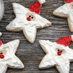 decorated Santa cookies recipe