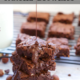 Delicious And Decadent Nutella Brownies
