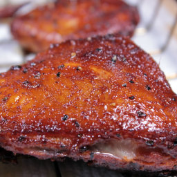 Delicious Beer Brined Smoked Chicken