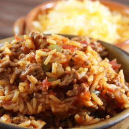 Delicious Spanish Rice With Ground Beef