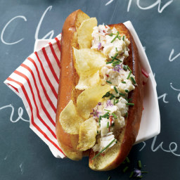 Deluxe Lobster and Potato Chip Rolls