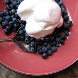 Dessert - Blueberries and Cream