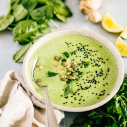 Detox Spinach Soup (Raw)