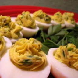 Deviled Eggs with Capers and Tarragon