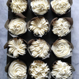 Devil's Food Cupcakes with Cream Cheese Icing