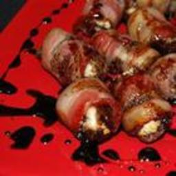 Devils on Horseback with Goats Cheese