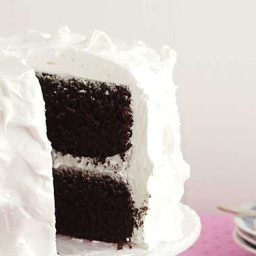 Devil's Food Cake with Fluffy Frosting Recipe