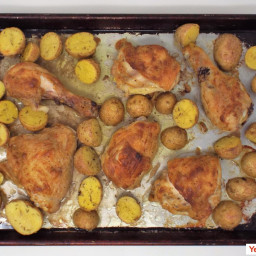 Dijon Chicken and Rosemary Potatoes