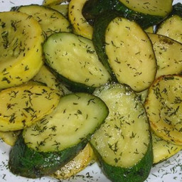 Dill and Butter Squash