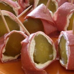 Dill Pickle and Ham Pinwheels