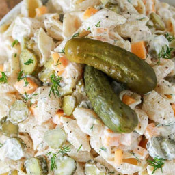 Dill Pickle Lovers Pasta Salad