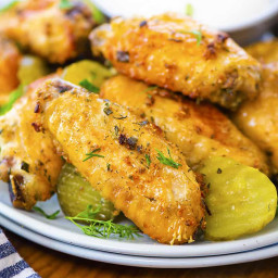Dill Pickle Ranch Chicken Wings