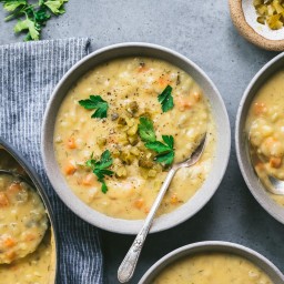 Dill Pickle Soup (Vegan and Gluten Free)