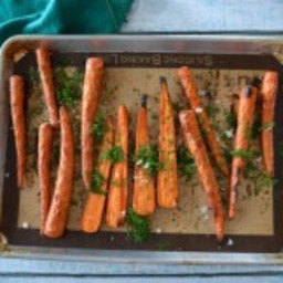 Dill Roasted Carrots and Tzatziki Sauce