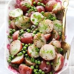 Dilled Red Potatoes and Peas