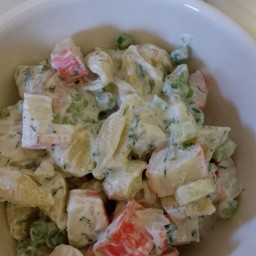 Dilled Seafood Pasta Salad