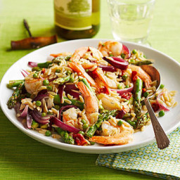 Dilled Shrimp and Orzo Bowl