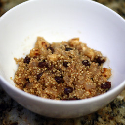 Dinner Tonight: Quinoa 'Risotto' with Toasted Hazelnuts and Dried Currants 