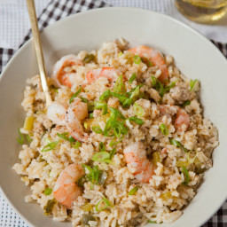 Dirty Rice with Shrimp