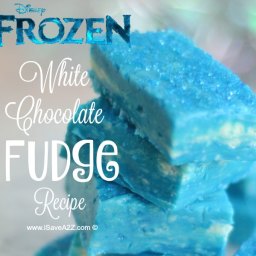 Disney's Frozen Inspired White Chocolate Fudge Recipe