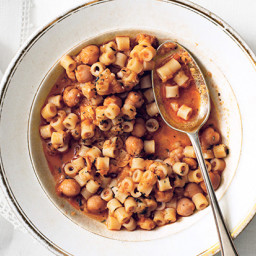 Ditalini with Chickpeas and Garlic-Rosemary Oil