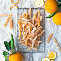DIY: Candied orange peel {gluten-free}