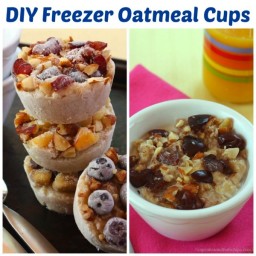 DIY Freezer Oatmeal Cups