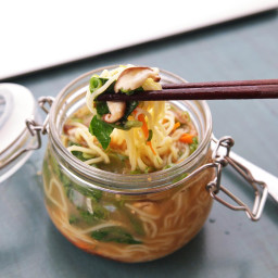 DIY Instant Noodles With Vegetables and Miso-Sesame Broth