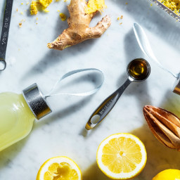 DIY Lemon-Ginger Electrolyte Drink