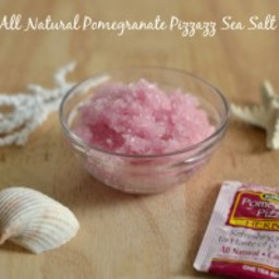 DIY Pomegranate Pizzazz Sea Salt Scrub