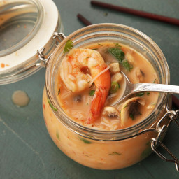 DIY Thai Coconut Curry With Shrimp Instant Noodles
