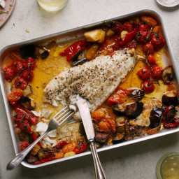 Donal Skehan's cod and tomato bake for two