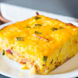 Double Cheese Overnight Hashbrown Casserole