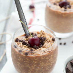 Double-Chocolate Brownie Batter Overnight Oats