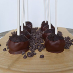 Double Chocolate Brownie Pops