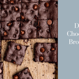 Double Chocolate Brownies {Low Sugar}