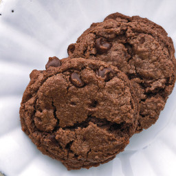 Double Chocolate-Chip Cookies