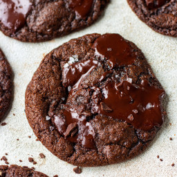 Double chocolate chunk cookies- subway style