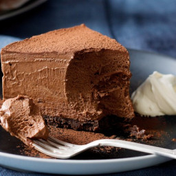 Double chocolate mousse cake