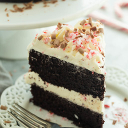 Double Chocolate Peppermint Cake