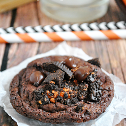 Double Dark Chocolate Oreo Pudding Cookies
