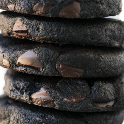 Double Dark Chocolate Shortbread Cookies